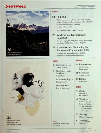 Newsweek Inhaltsverzeichnis