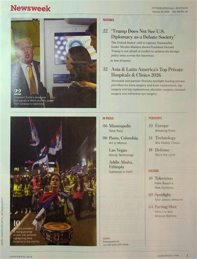 Newsweek Inhaltsverzeichnis