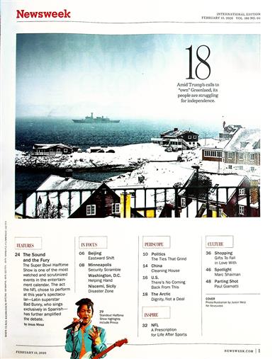 Newsweek Inhaltsverzeichnis