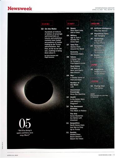 Newsweek Inhaltsverzeichnis