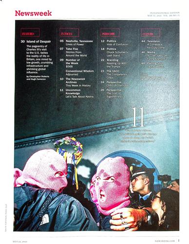 Newsweek Inhaltsverzeichnis