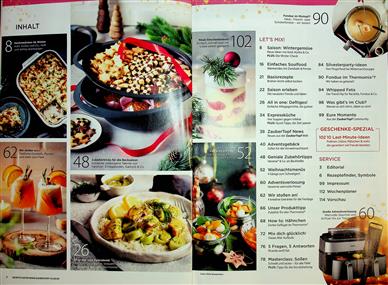 Mein Zaubertopf Inhaltsverzeichnis