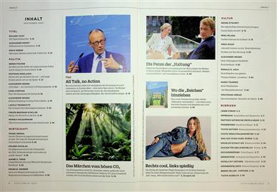 Tichys Einblick Inhaltsverzeichnis