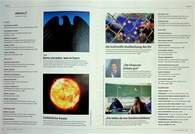 Tichys Einblick Inhaltsverzeichnis