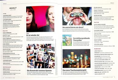 Tichys Einblick Inhaltsverzeichnis