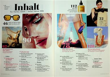 Cosmopolitan Inhaltsverzeichnis