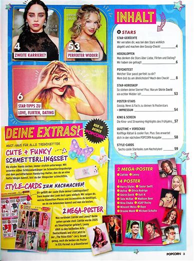 Popcorn Inhaltsverzeichnis