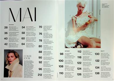 Vogue Inhaltsverzeichnis