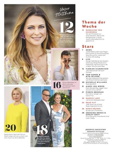 Gala Inhaltsverzeichnis