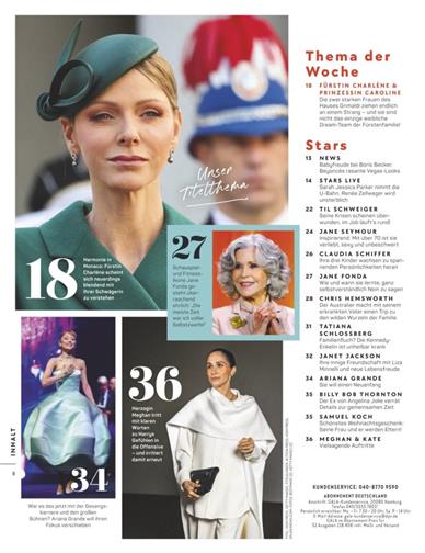 Gala Inhaltsverzeichnis