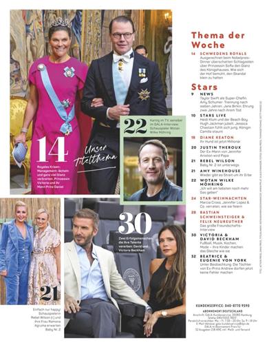 Gala Inhaltsverzeichnis