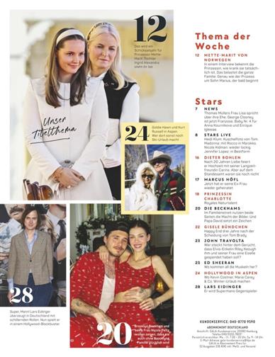 Gala Inhaltsverzeichnis