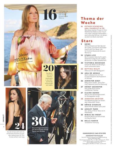 Gala Inhaltsverzeichnis