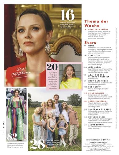 Gala Inhaltsverzeichnis