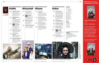 Focus Inhaltsverzeichnis
