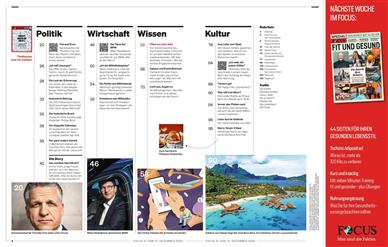 Focus Inhaltsverzeichnis