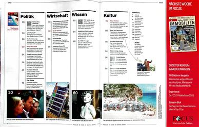 Focus Inhaltsverzeichnis