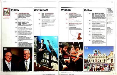 Focus Inhaltsverzeichnis