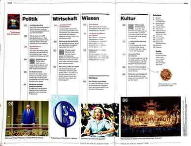 Focus Inhaltsverzeichnis