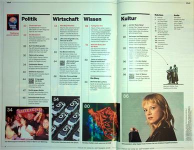 Focus Inhaltsverzeichnis