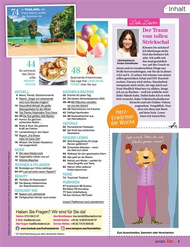 Lisa Inhaltsverzeichnis