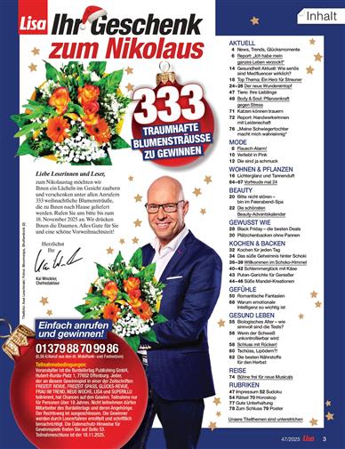 Lisa Inhaltsverzeichnis