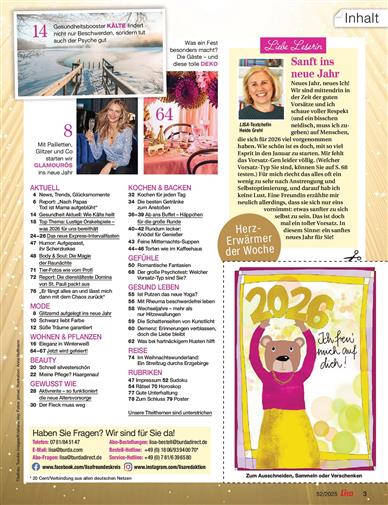 Lisa Inhaltsverzeichnis