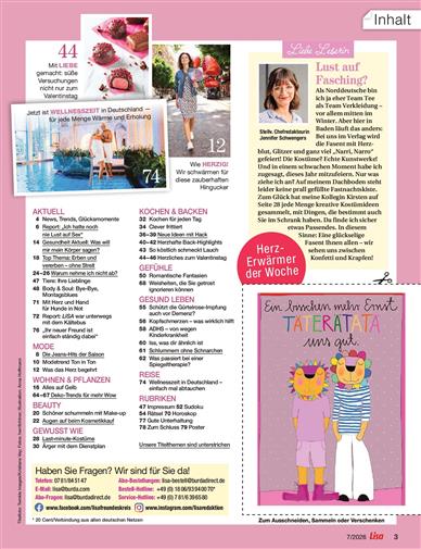 Lisa Inhaltsverzeichnis