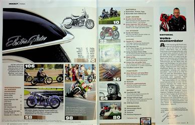 Motorrad Classic Inhaltsverzeichnis