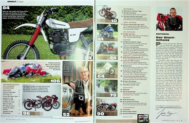 Motorrad Classic Inhaltsverzeichnis