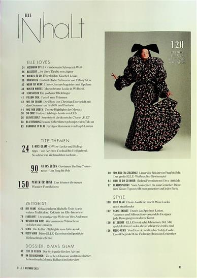 Elle Inhaltsverzeichnis