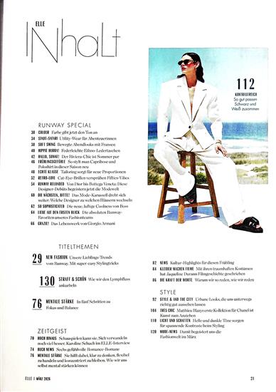Elle Inhaltsverzeichnis