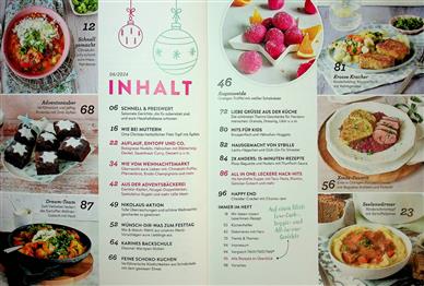 Rezepte mit Herz Inhaltsverzeichnis