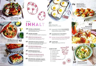 Rezepte mit Herz Inhaltsverzeichnis