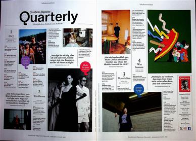 FAZ Quarterly Inhaltsverzeichnis