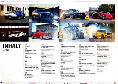 Cars & Stripes Magazin Inhaltsverzeichnis