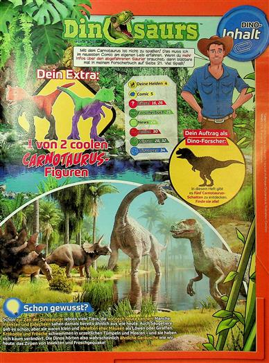 Roaarr! Dinosaurs Inhaltsverzeichnis