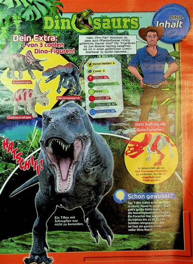 Roaarr! Dinosaurs Inhaltsverzeichnis