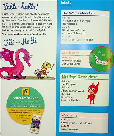 Olli & Molli Kindergarten Inhaltsverzeichnis