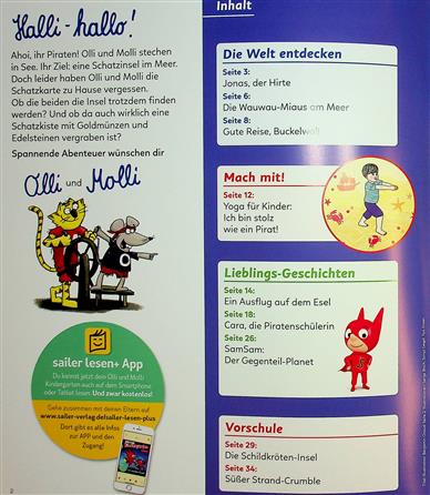 Olli & Molli Kindergarten Inhaltsverzeichnis