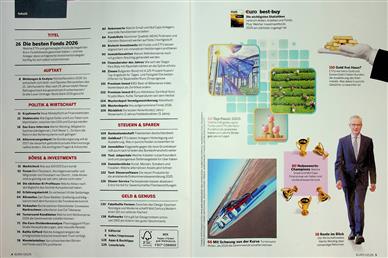 Euro Magazin Wirtschaft und Geld Inhaltsverzeichnis