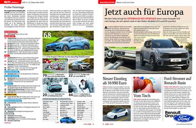 AUTOstraßenverkehr Inhaltsverzeichnis