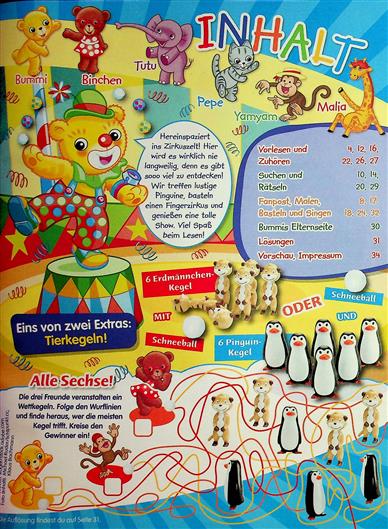 Bummi Inhaltsverzeichnis