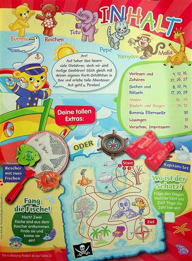 Bummi Inhaltsverzeichnis