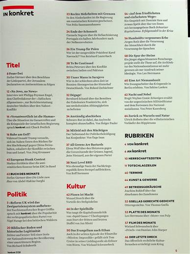 Konkret Inhaltsverzeichnis