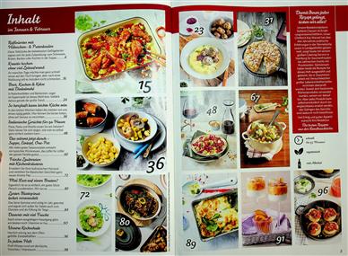 Landhausküche Inhaltsverzeichnis