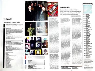 Visions Inhaltsverzeichnis