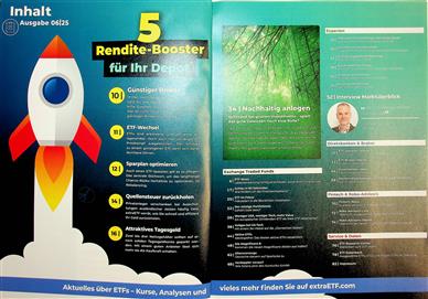 Extra Magazin Inhaltsverzeichnis