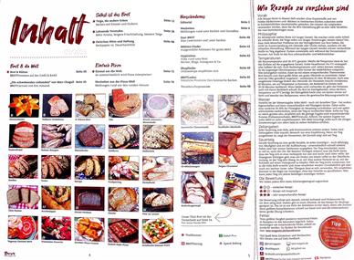 Brot Magazin Inhaltsverzeichnis