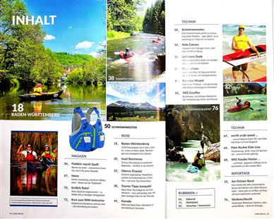 Kanu Inhaltsverzeichnis